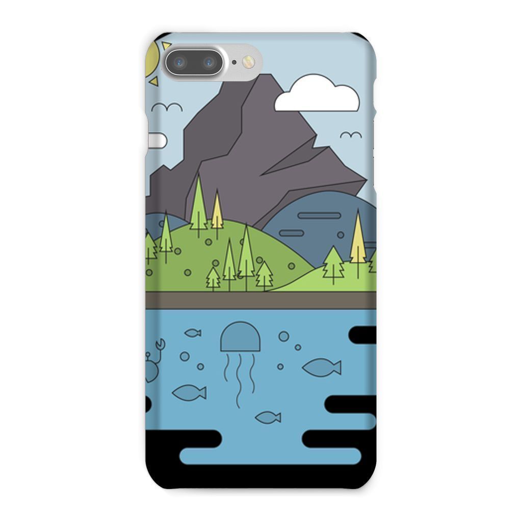 mountains world ii phone case