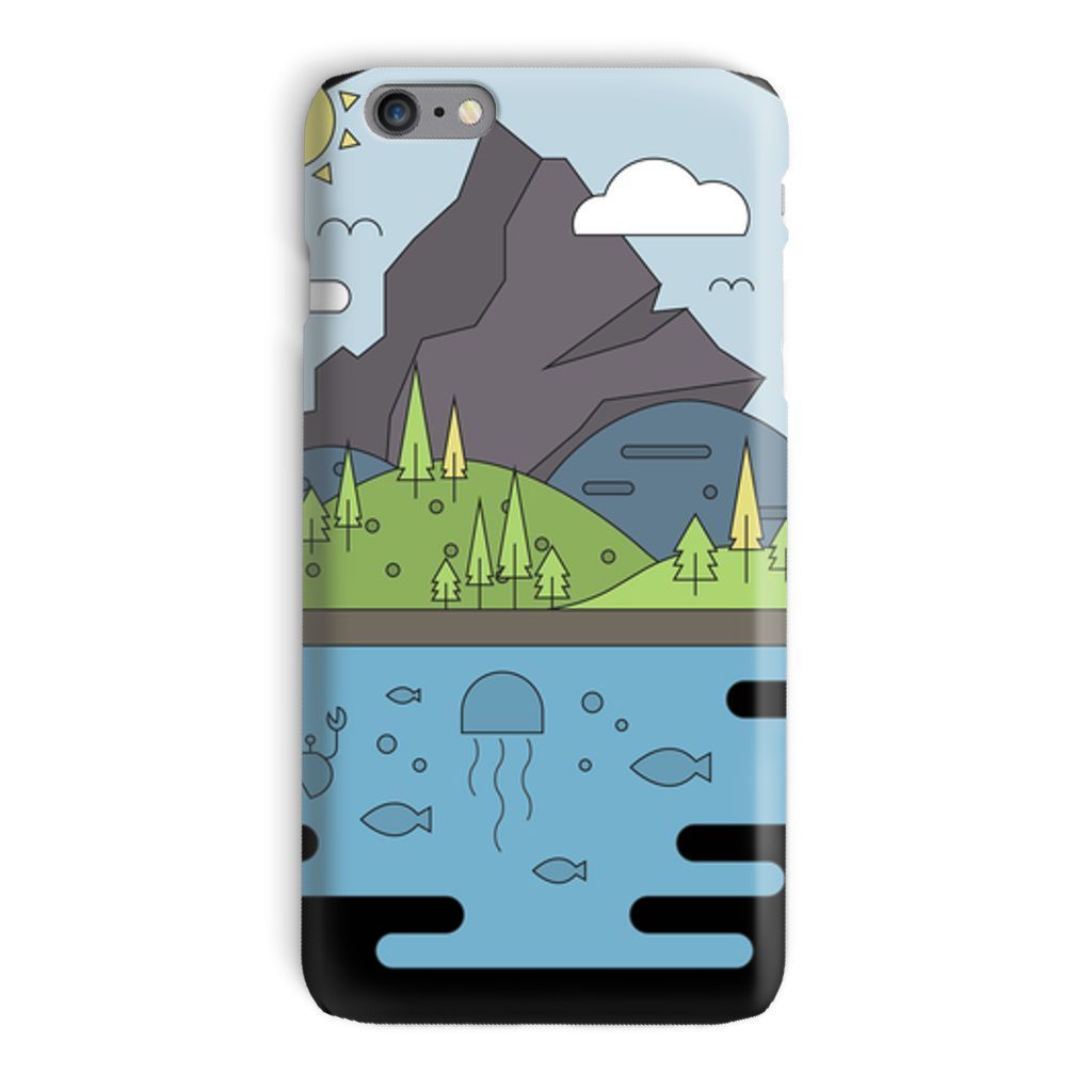 mountains world ii phone case
