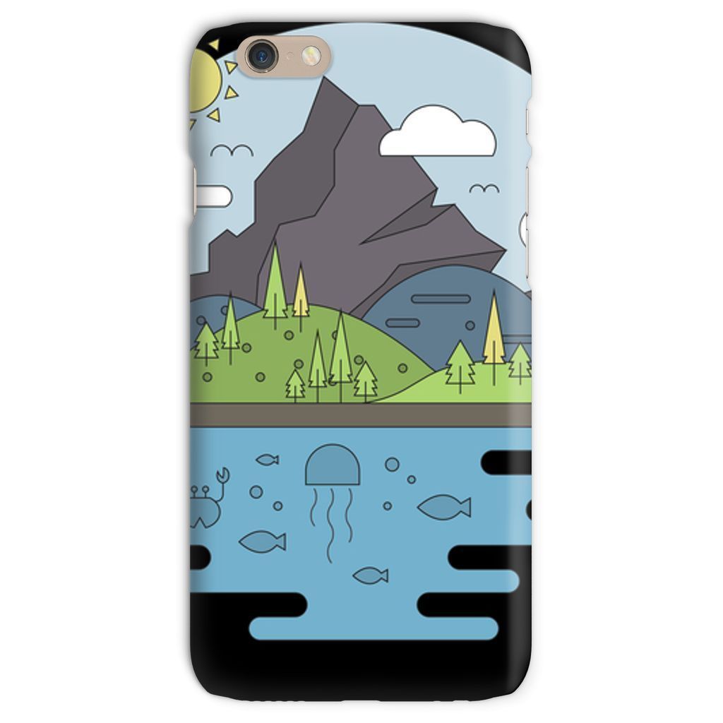 mountains world ii phone case