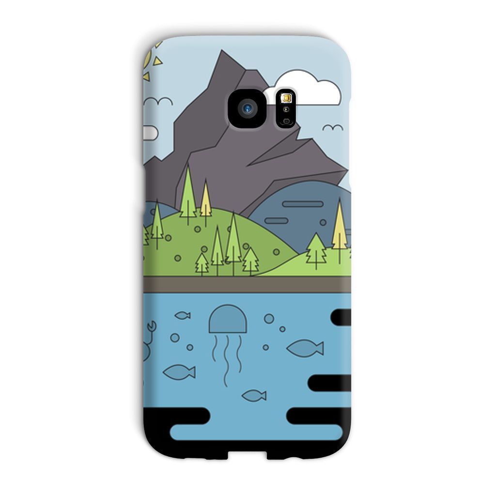 mountains world ii phone case