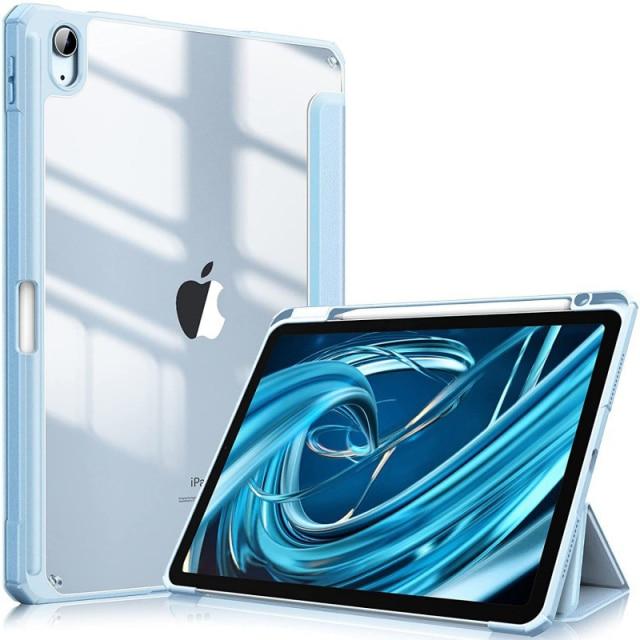 ipad case for 2021 mini 6 pro 11 9th generation case 10 2 2018 9 7 5 6th air 2 3 4 10 5 10 9 pu silicon transparent cover funda tablets e books case