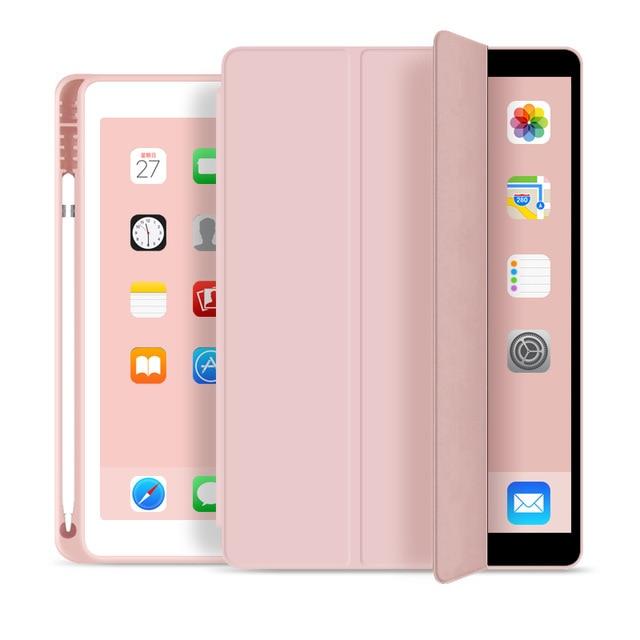 case for 2020 ipad 10 2 8th 2018 2017 9 7 mini 5 2021 pro 11 10 5 air 3 4 smart cover with pencil holder ipad 5th 6th generation tablets e books case