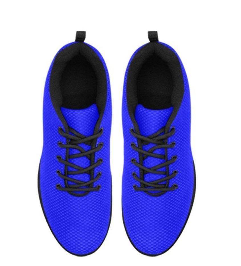 royal blue black bottom womens canvas running shoes