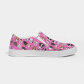 sneakers love the pink doggie pattern womens slip on canvas shoe