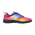 womens sneakers multicolor grid style black bottom athletic running shoes